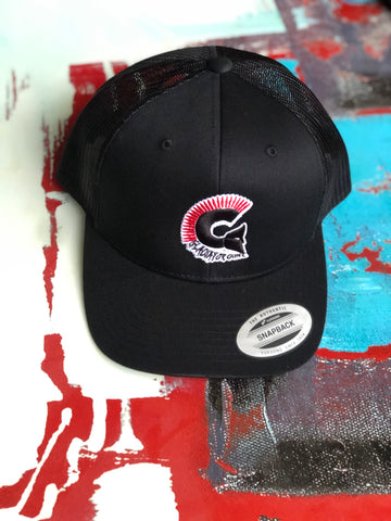 Black Trucker Logo SnapBack.