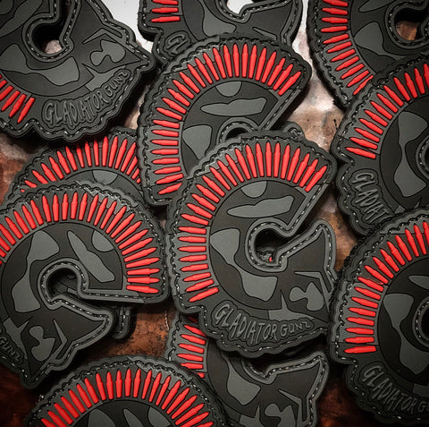 Black Multicam Gladiator Gunz Logo