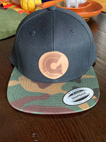 M81 Leather Logo Snapback