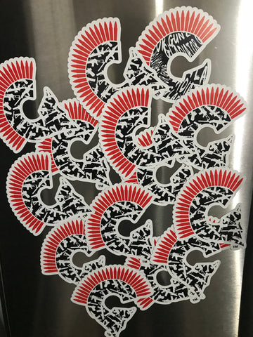Gladiator Gunz Die Cut Magnets
