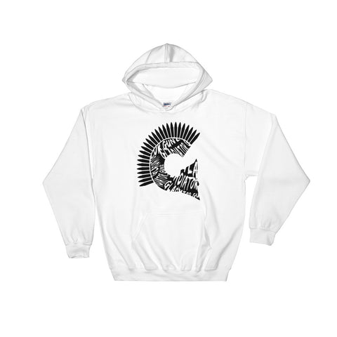 Blacked Out Gladiator Gunz Logo Hooded Sweatshirt