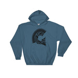 Blacked Out Gladiator Gunz Logo Hooded Sweatshirt