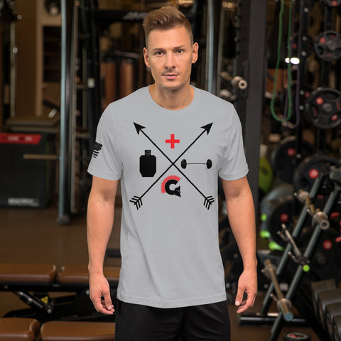 ”Train Like A Gladiator Motto Tee“